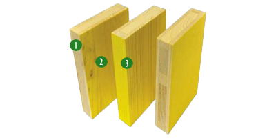 Panneau de coffrage 3-plis